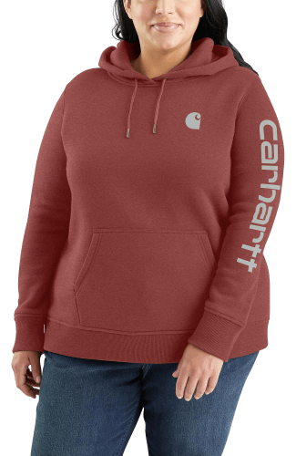 Women's carhartt clarksburg graphic sleeve pullover sweatshirt new arrivals