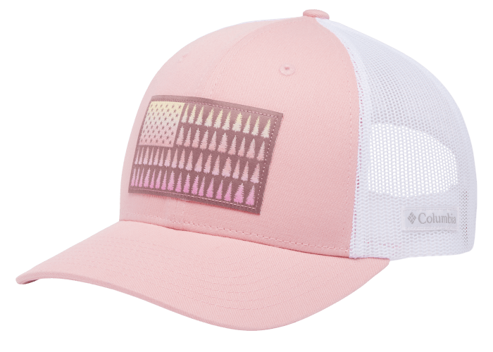 Columbia Tree Flag Mesh Snapback Cap for Ladies