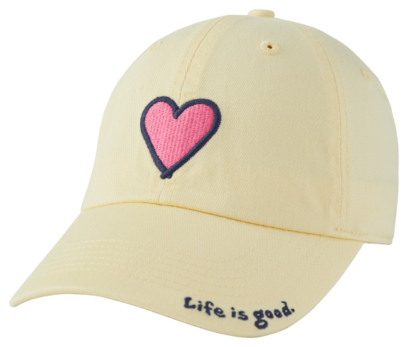 Life is Good Heart Chill Cap for Ladies