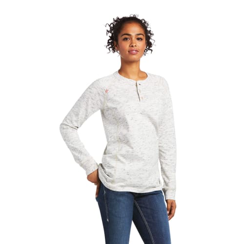 Ariat Flame Resistant Long Sleeve Air Henley for Ladies Cabela s
