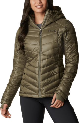 Shiny Nylon Sporty Hooded Jacket - Women - Ready-to-Wear