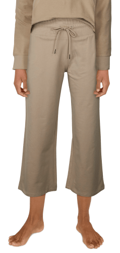 French terry shop crop pants