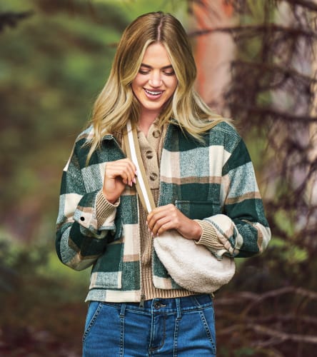 Natural Reflections Plaid Jacket for Ladies Bass Pro Shops