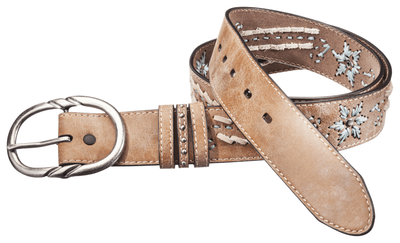 Ladies tan belt sales