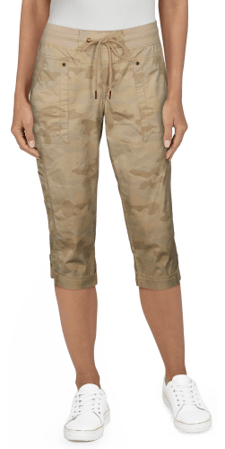 Tan capri pants womens online