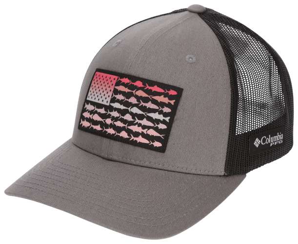 Columbia black fish flag hat online