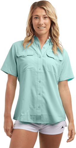 Pelagic Keys Short-Sleeve Fishing Shirt for Ladies