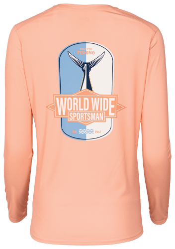 World Wide Sportsman 3D Cool Graphic Angler Long-Sleeve Crew for