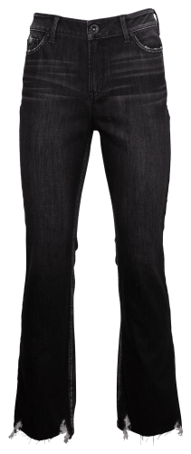 Natural Reflections Cuffed Straight Leg Jeans for Women