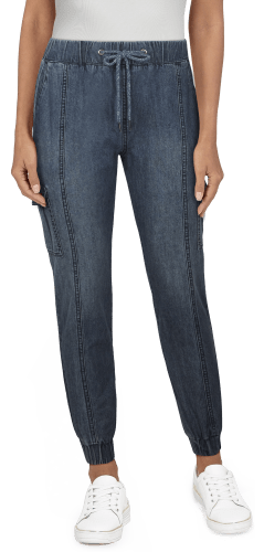 Ladies denim jogger pants hotsell