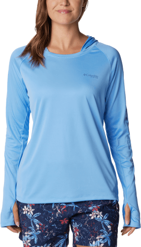 Columbia PFG Tidal Tee Long-Sleeve Hoodie for Ladies