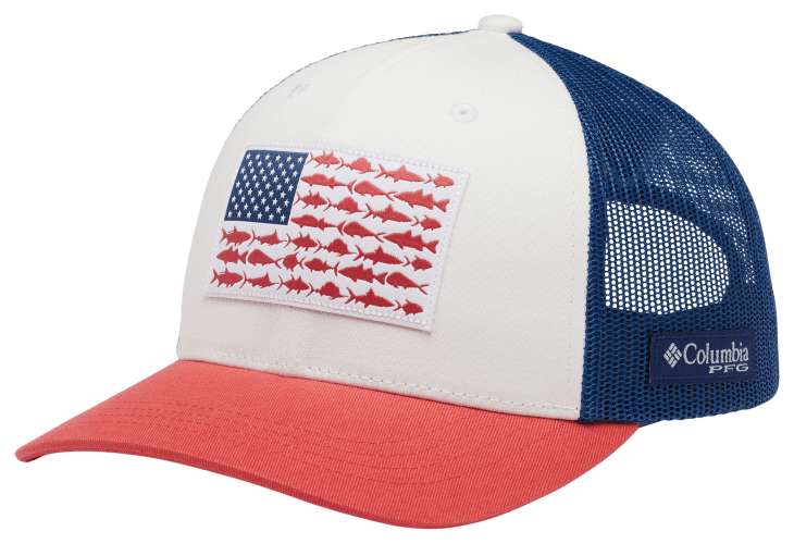 Columbia Women S PFG Fish Flag Snapback Hat