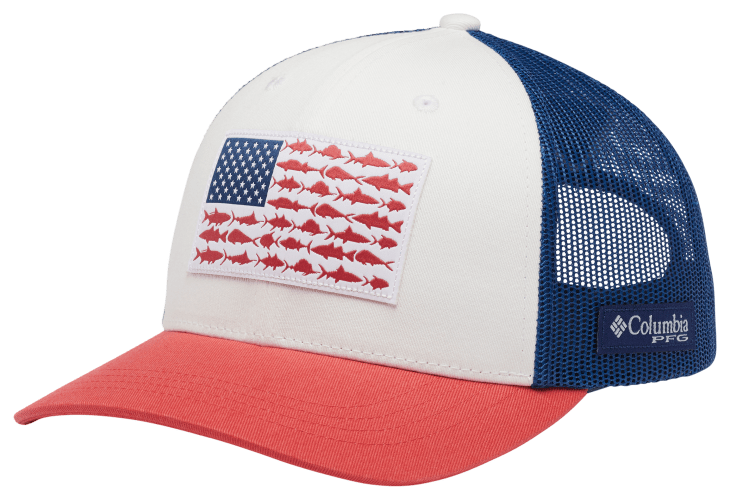 Columbia Women's PFG Fish Flag Snap Back