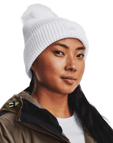 Under Armour ColdGear INFRARED Halftime Ribbed Pom Beanie for