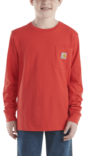 Carhartt Graphic Long-Sleeve Pocket T-Shirt for Kids | Bass Pro Shops