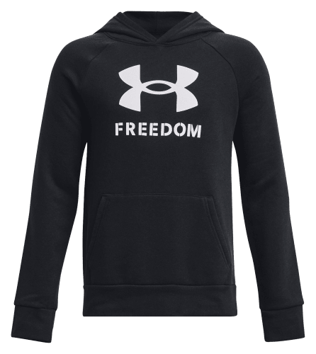 Under Armour Freedom Rival Fleece Big Flag Logo Hoodie for Kids