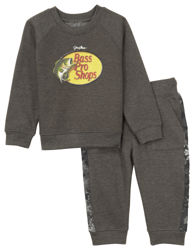 Bass Pro Shops Logo Long Sleeve Sweatshirt and Pants Set for Babies