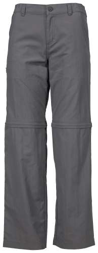 Columbia Boys' Silver Ridge IV Convertible Pants - XXS - Grey