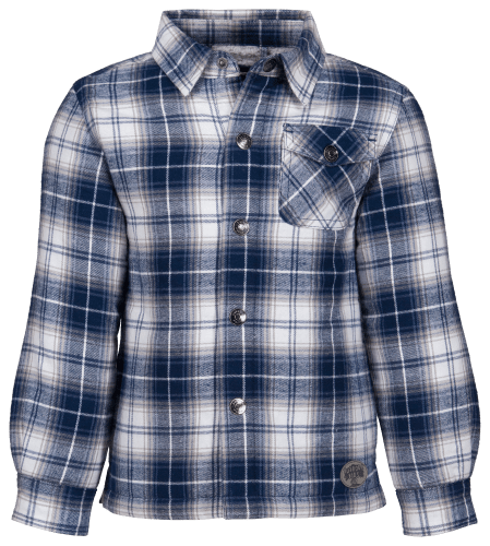 Boys sherpa lined flannel clearance
