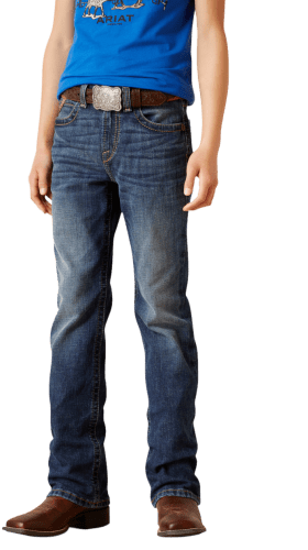 Ariat B4 Relaxed Dennis Boot Cut Jeans for Boys Cabela s