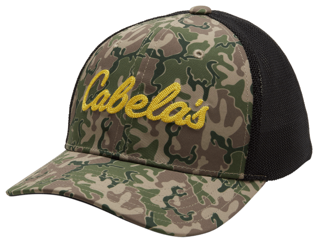 NEW! FISH BASS OUTDOOR SPORT FISHING BALL CAP HAT CAMO –