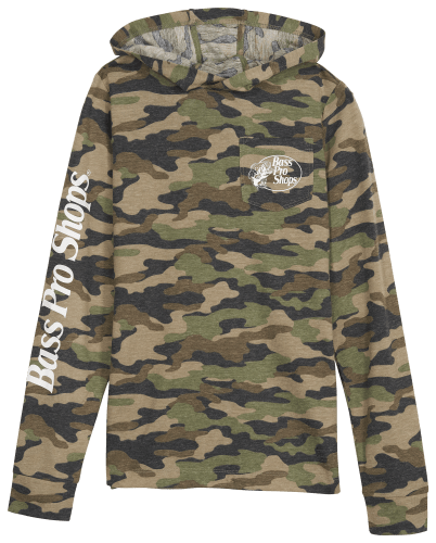 Bass pro camo top hoodie