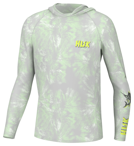 Huk Pursuit Fish Line Performance Hoodie for Kids