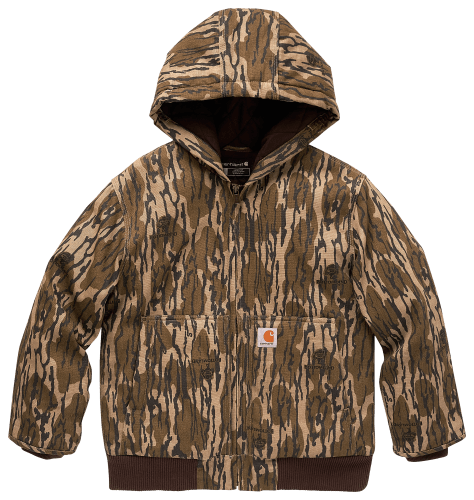 Carhartt Canvas Insulated Hooded Camo Active Jacket for Babies
