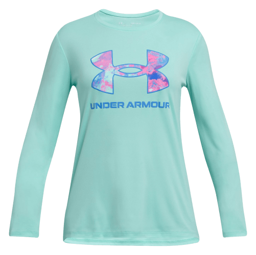 Under Armour UA Tech Big Logo Print Fill Long-Sleeve T-Shirt for Girls