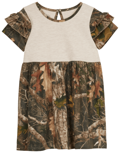 Short sleeve online camo dress