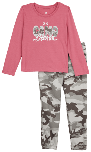 Camo pants pink shirt hotsell