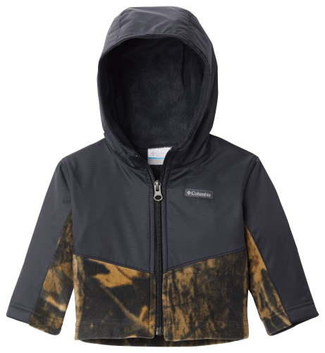 Toddler fleece jacket top with hood columbia