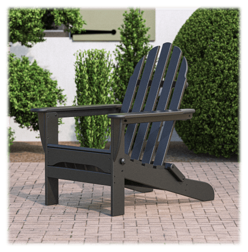 Polywood classic store folding adirondack chair