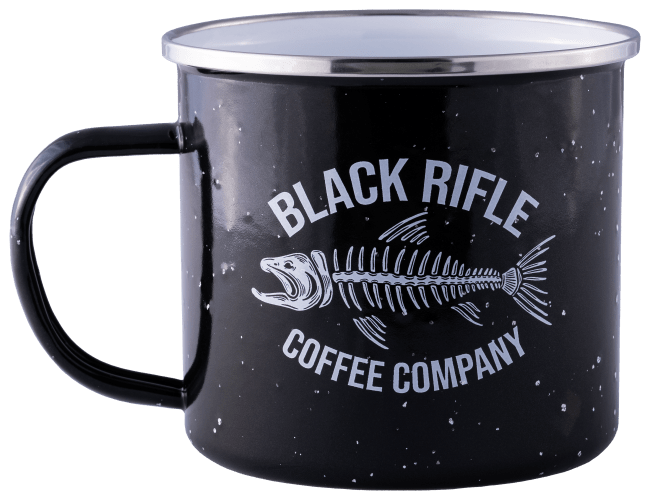 Black rifle coffee mug top