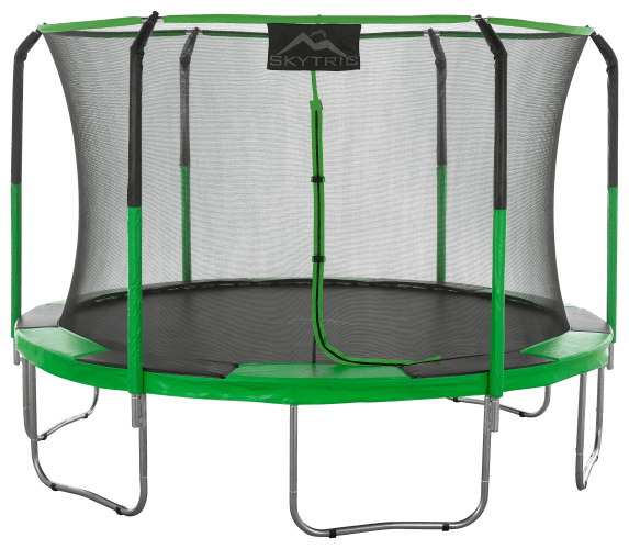 Upper Bounce Indoor/Outdoor Classic Trampoline with Enclosure Set