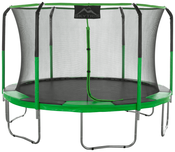 Upper Bounce Indoor/Outdoor Classic Trampoline with Enclosure Set