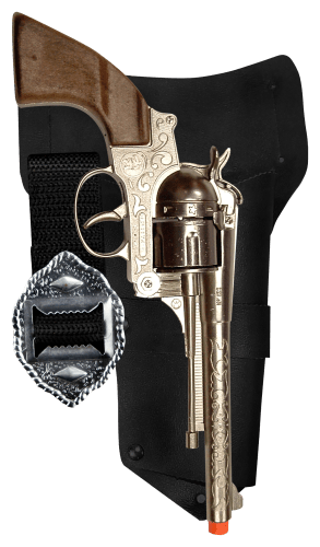 Parris Toys 8-Shot Metal Toy Pistol Cap Gun for Kids