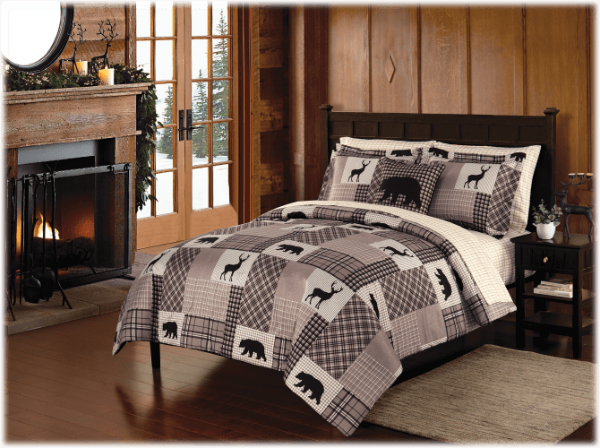 White River Home Lodge View Collection Bedding Set