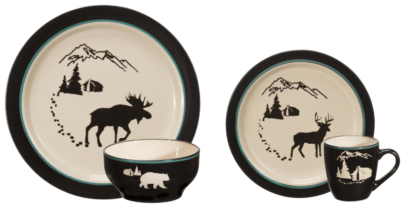 Snow White Ceramic Porcelain Dinnerware Set - 18 Piece - Online