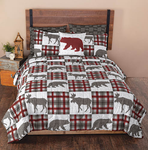 White River Home Alaskan Wildlife Collection Complete Bed Set
