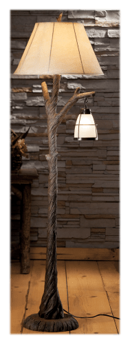 Pacific Coast Lighting Mountain Wind Hanging Lantern Floor Lamp
