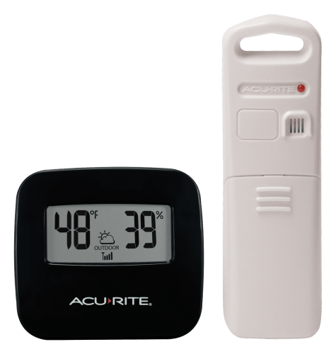 AcuRite Pro Accuracy Indoor Temperature and Humidity Monitor with Alarms