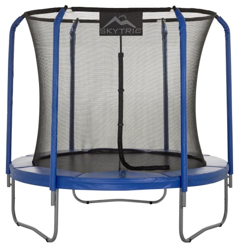 Upper Bounce Round Trampoline Set with Safety Enclosure System