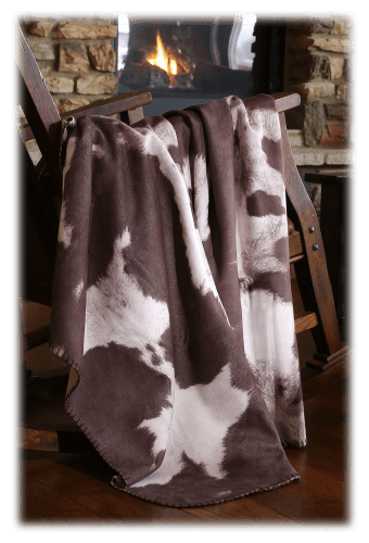 Carstens Chocolate Cowhide Throw Cabela s
