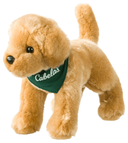 Cabela's Golden Retriever with Logo Plush Stuffed Toy | Bass Pro Shops