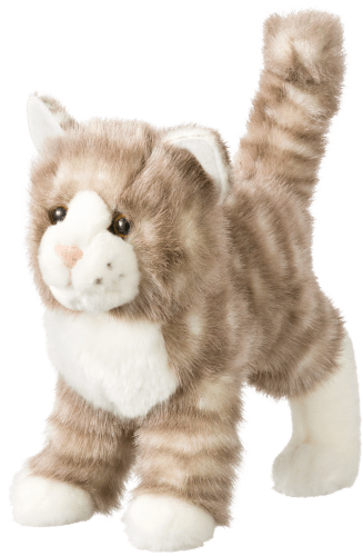 Plush tabby cat stuffed animal online