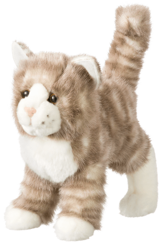 Plush tabby deals cat stuffed animal