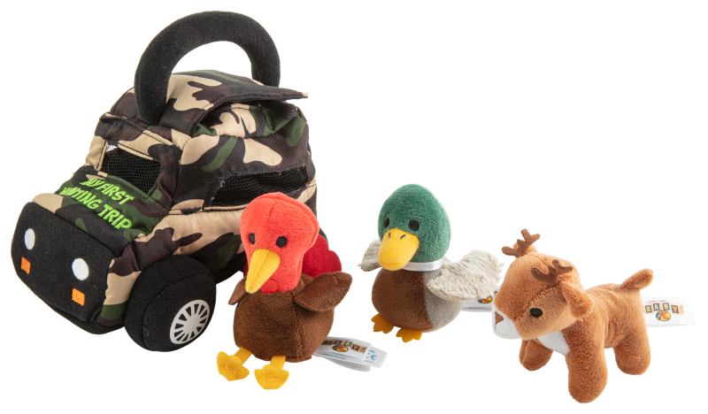 Bass Pro Shops My First Hunting Trip Interactive Plush Play Set