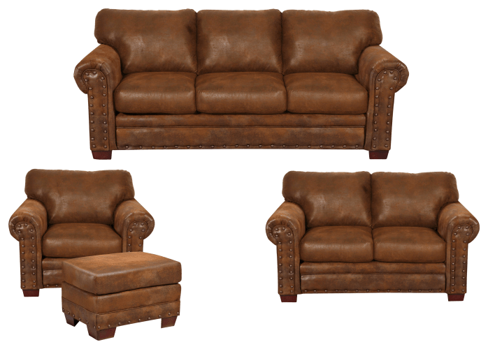 American Furniture Classics Lodge Buckskin Collection 4 Piece