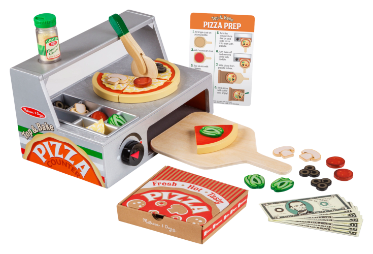 Melissa Doug Top Bake Pizza Counter Play Set Bass Pro Shops